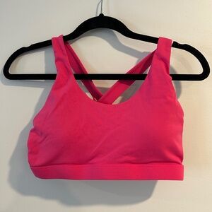 Hot Pink Sports bra